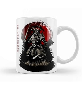 Bushido Samurai Kupa Bardak Porselen