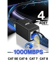 M13X kablo birleştirici/4Adet-Cat5-Cat6-Cat7-Cat8-uyumlu/lan kablosu Birleştirici Ara Aparatı