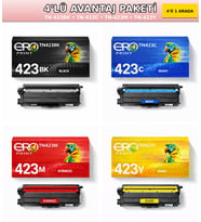 TN-423 / Brother MFC-L9570CDW İçin 4 Renk Muadil Toner Set