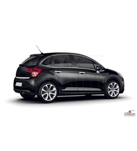 Citroen C3 Uyumlu Kapı Koruma Çıtası Krom 2010-2016