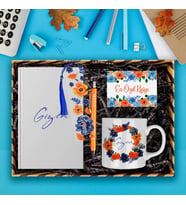 eJOYA Kişiye Özel Tasarım Defter & Kalem & Kupa & Akrilik Kitap Ayracı Hediye Kutusu 114385