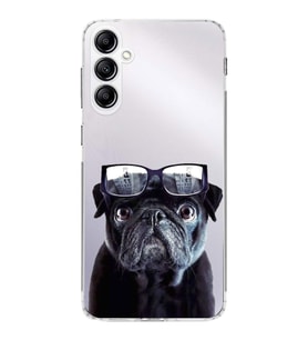 PrintiFy Samsung Galaxy A24 ile Uyumlu Köpek 3 Kamera Korumalı Şeffaf Kılıf