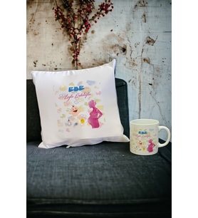 Kadın Doğum Uzmanı Kupa Bardak ve Yastık Set 002 (Beyaz)