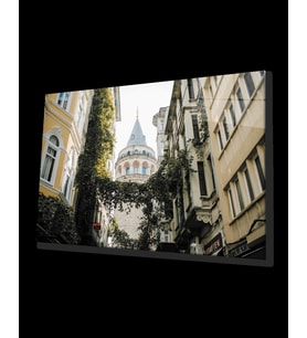 İstanbul Galata Kulesi Manzara 4mm Dayanıklı Cam Tablo Temperli Cam