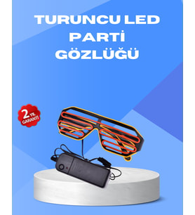 Gece Eğlencelerine Özel Renkli Led Işıklı Gözlük - Lisinya