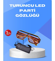 Gece Eğlencelerine Özel Renkli Led Işıklı Gözlük - Lisinya