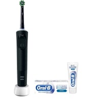 Oral-B Şarjlı Elektrikli Diş Fırçası Vitality Pro Siyah +Pro Onarım 50ml Diş Macunu