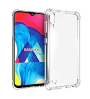 Coverzone Galaxy M10 ile uyumlu K?l?f Z-Nitro Anti Shock Silikon Kapak Kamera Korumal? Anti?ok Airbag K�?e Korumal? Silikon ?effaf K?l?f