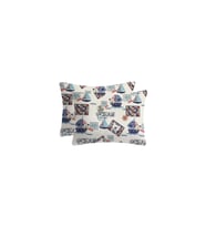 %100 Pamuklu Fermuarlı Bebek Yastık Kılıfı 35x45 ( 2 Adet )