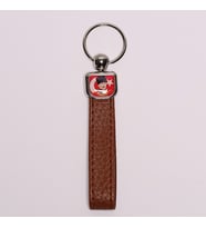 DERİ SAPLI ANAHTARLIK KAHVERENGİ (M7)-ANAH395