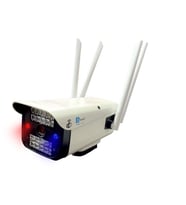 Yoosee Polis Çakarlı Wifi Li Suya Dayanıklı Hareketli Mobil Uygulamalı Ip Kamera Polis Çakarlı güvenlik kamerası