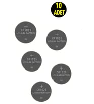 10 ADET 3 VOLT CR10025 Lityum Düğme Para Pil CR 1025 Pil