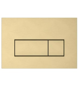 740-2325 - Vitra Root Square Kumanda Paneli - Fırçalı Altın