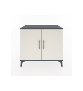 Hyperion Şifonyer 2 Kapaklı 88x44x80 Antrasit-Aytaşı