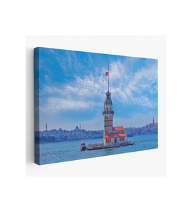 Kız Kulesi Dekoratif Kanvas Tablo-6513