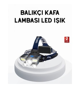 Mey İthalat® Profesyonel Şarjlı LED Far – IPX5 Suya Dayanıklı, 4 Işık Modu, Hareket Sensörlü