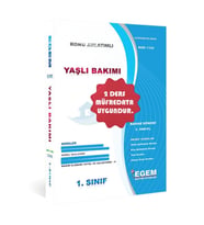 Egem Yayınları Aöf 1. Sınıf Yaşlı Bakımı Konu Anlatımlı Soru Bankası-bahar Dönemi(2.yarıyıl) (Çok Renkli)