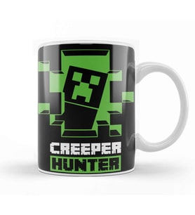 Creeper Hunter Gaming Minecraft Kupa Bardak Porselen