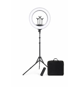 Ring Light Led Işık Halkası 21 Inç 54 Cm Profesyonel Stüdyo Işığı Ve 210 Cm Döküm Ayak Kumanda Çanta