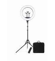 Ring Light Led Işık Halkası 21 Inç 54 Cm Profesyonel Stüdyo Işığı Ve 210 Cm Döküm Ayak Kumanda Çanta