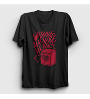 Presmono Unisex Beyaz Washing Machine Heart Mitski T-Shirt 545713tt (Siyah)