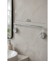 Şeffaf Ayarlanabilir Banyo Havluluk