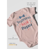Teyzesinin Küçük Paşası Kısa Kollu Bebek Body