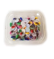 Oynar Göz 15mm Renkli Oynayan Göz 100 Adetli Paket