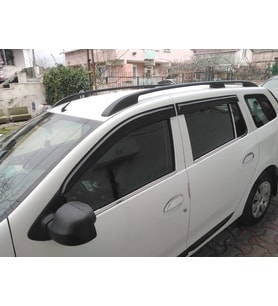 Kml34tuning55 Dacia Logan Mcv Krom Cam Çıtası 4 Parça  2013 ve Üzeri Paslanmaz  Çelik