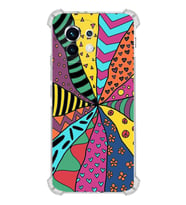 PrintiFy Xiaomi Mi 11 Uyumlu Retro Color 4 Baskılı Şeffaf Köşe Korumalı Antişok Kılıf