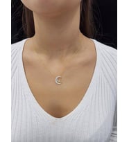 Peri Kızı 18K Altın Kaplama Kolye (Karışık)