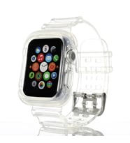 ALLY Apple Watch 6-SE-5-4 44mm / 3-2-1 42mm Kayış Kordon Kılıf Silikon-(5775) - SSSSSS8255-4620