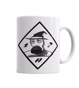 Gas Mask Hermetic Kupa Bardak Porselen