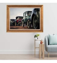 Altın Varaklı  Çerçeveli Paspartulu Tablo uu1594 (Gold)