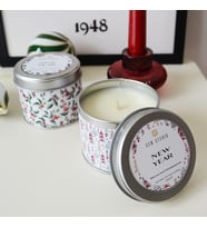 SUM STUDIO Zencefilli Kurabiye Kokulu Yılbaşı Mumu 180 gr