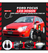 Ford Focus 1 1999-2001 Uzun-Kısa Uyumlu Şimşek Etkili Led Xenon Light Series H4