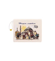 Bursa İpek Ayasofya Desen Goblen El Çantası