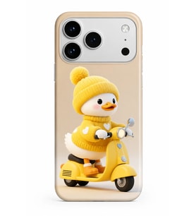 İPhone 17 Pro Max Novera Cozy Friends Collection Çift Katmanlı Essential Tough Telefon Kılıfı
