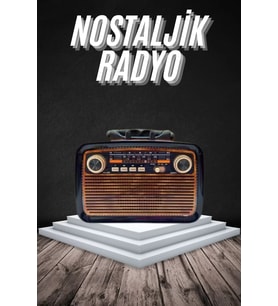 Eskitme Nostalji Tasarımlı Bluetoothlu Nostalji Radyo Ahşap Nostaljik Görünümlü