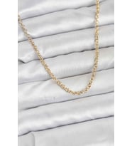 CM Gold Renk Pirinç Halkalı Model Kadın Kolye TJ-BKO10914