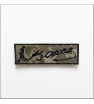 Atatürk Kocatepe İsimlik - Kamuflaj Ajanda Uyumlu - 4cm x 12 cm