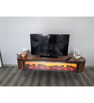 DESİNG TV SEHPA CEVİZ+GÜMÜŞ  170 CM