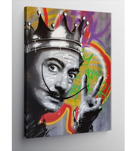 Kanvas Tablo Salvador Dali Pop Art