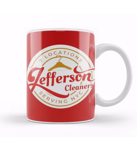 jJefferson Cleaners Kupa Bardak Porselen