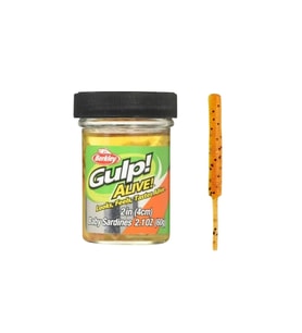 Berkley Gulp Alive Baby Sardine 4cm LRF Silikonu Renk: ORANGE TİGER