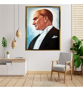 ÇERÇEVELİ ATATÜRK TABLO S788