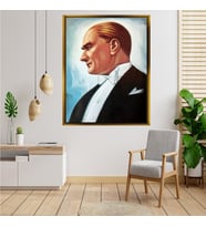 ÇERÇEVELİ ATATÜRK TABLO S788