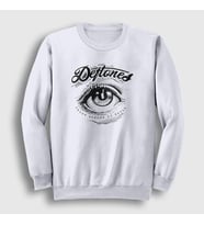Presmono Unisex Beyaz Creep Deftones Sweatshirt 138661tt