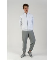 Maraton Comfort Erkek Dik Yaka Lastik Paça Beyaz Eşofman Takımı
