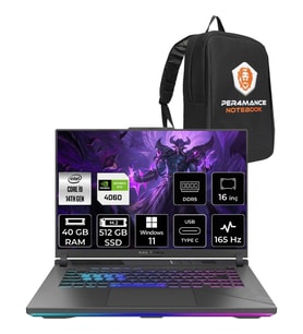 Asus Rog Strix G16 i9 14900HX RTX 4060 Gaming Laptop 40GB RAM 512GB SSD 16" FHD+ 165Hz Win11 Pro + Per4 Çanta N3117P402